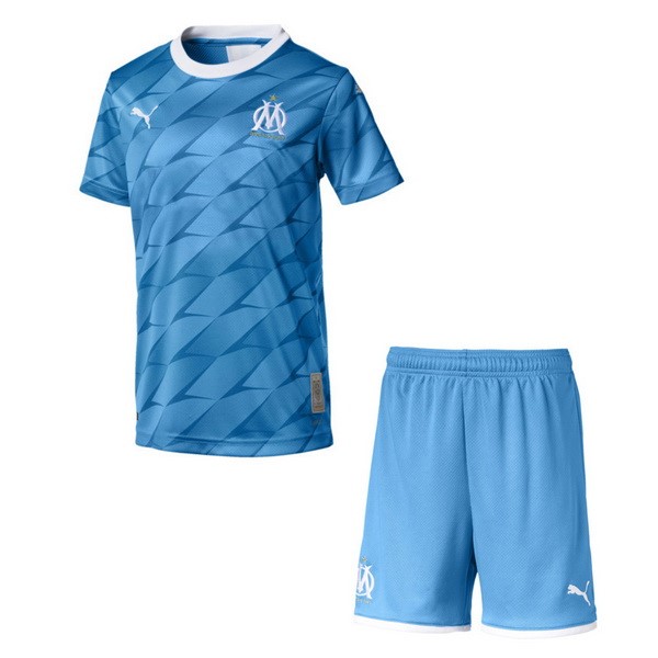 Camiseta Marsella Segunda Niños 2019-2020 Azul